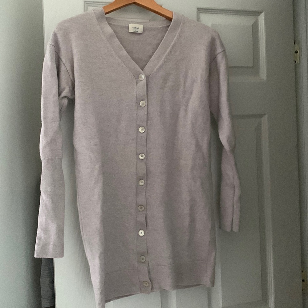 Women's V-Neck Button-Up Cardigan